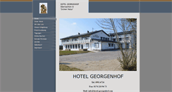 Desktop Screenshot of hotel-georgenhof.com