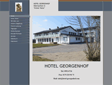 Tablet Screenshot of hotel-georgenhof.com