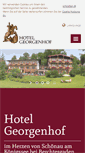 Mobile Screenshot of hotel-georgenhof.de